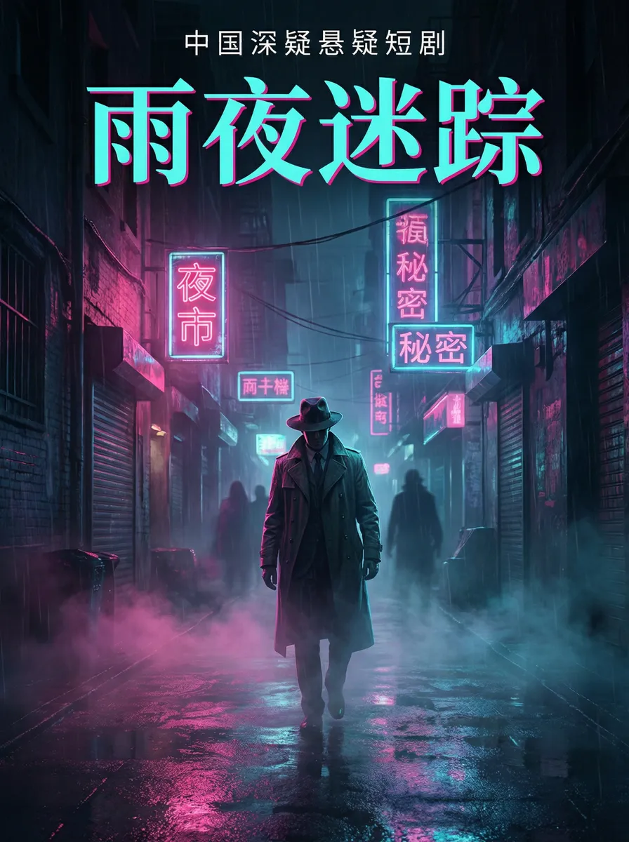 btsou 悬疑追踪短剧 - 雨夜迷踪海报
